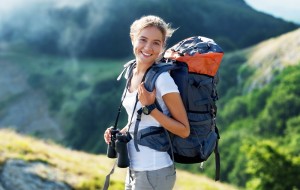 girl hiking the Appalachian trail