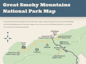 Great Smoky Mountains National Park Map