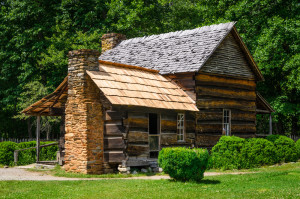 historic cabin in Cades Cove