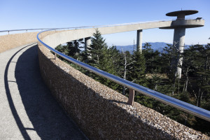 view of Clingmans Dome in the Smoky Mountains